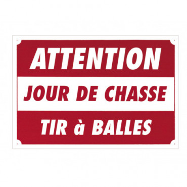 Panneau ''Attention - Jour...
