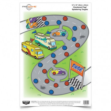 Lot de 8 cibles course de...