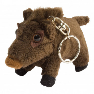 Porte clefs peluche sanglier