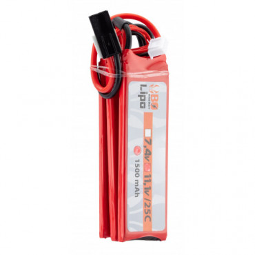 3 sticks batterie Lipo 3S 11.1V 1500mAh 25C 3 sticks - 1500mAh 25C - Mini TAMYIA