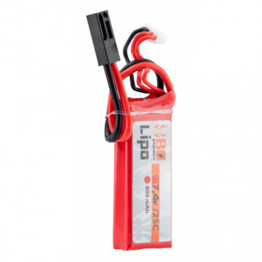 1 stick batterie Lipo 2S 7.4V 800mAh 25C 1 stick - 800 mAh 25C - Mini Tamiya