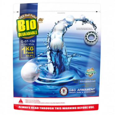 Billes Airsoft 6mm 0,25g...