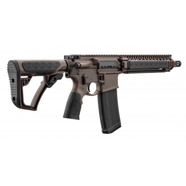 Carabine type AR15 DANIEL DEFENSE MK18 canon court 10.3'' cal. 5.56 Mil Spec Brown 