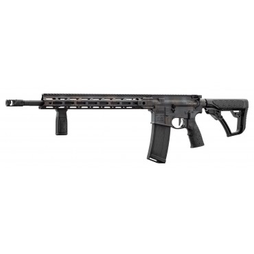 Carabine type AR15 DDM4 V7 PRO noir canon 18 '' cal. 5.56 