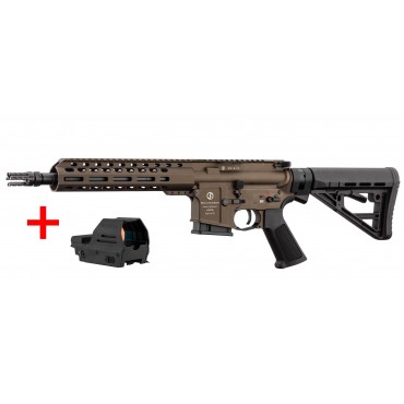 Pack Schmeisser AR15 S4F M-LOK 10.5'' 223 REM BRONZE Point rouge Falke 