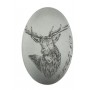 Calotte Ivoire ou argent motifs animaux Silver Deer Cap 