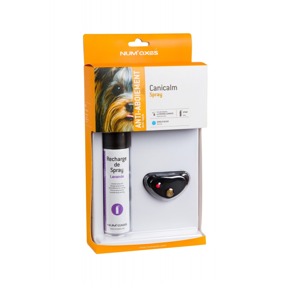 Collier anti-aboiement Canicalm Spray SPRAY noir - lavande 