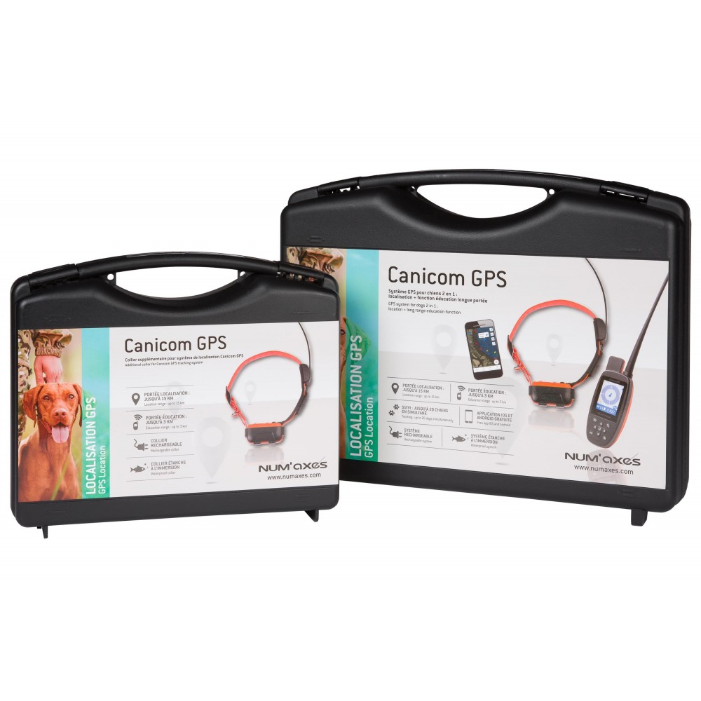 Kit Collier GPS Canicom - Repérage + dressage Kit Canicom GPS 