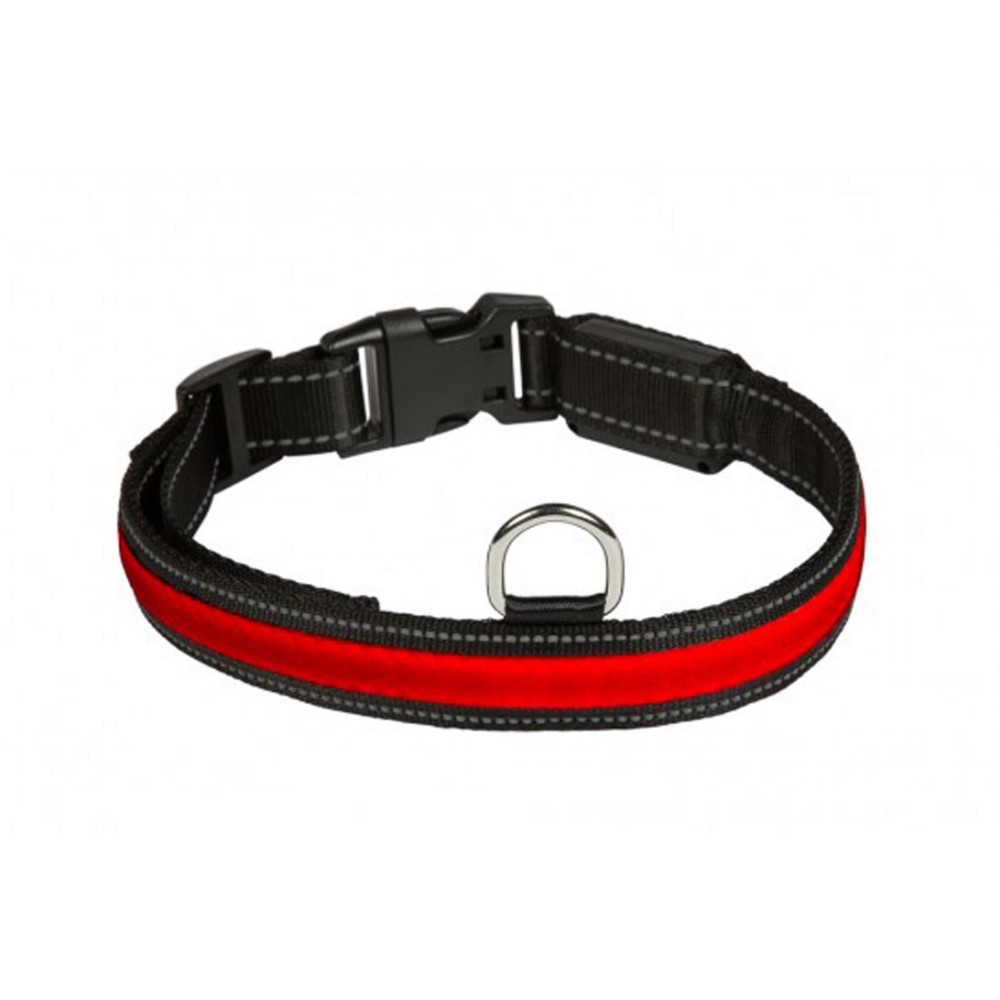 EYENIMAL Light Collar USB Rechargeable Collier rouge taille M 