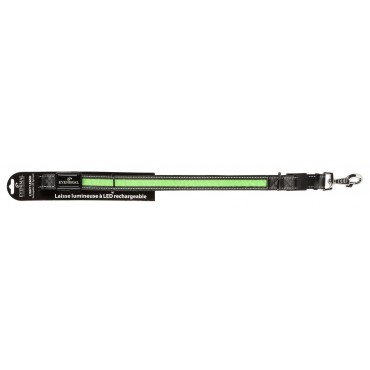NUM'AXES - Laisse lumineuse rechargeable NUM'AXES - Laisse lumineuse rechargeable verte 