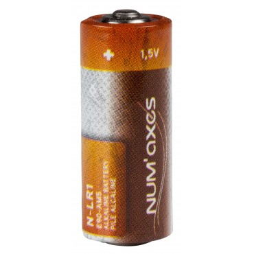 NUM'AXES - Blister 1 pile LR01 alcaline 1,5 V 