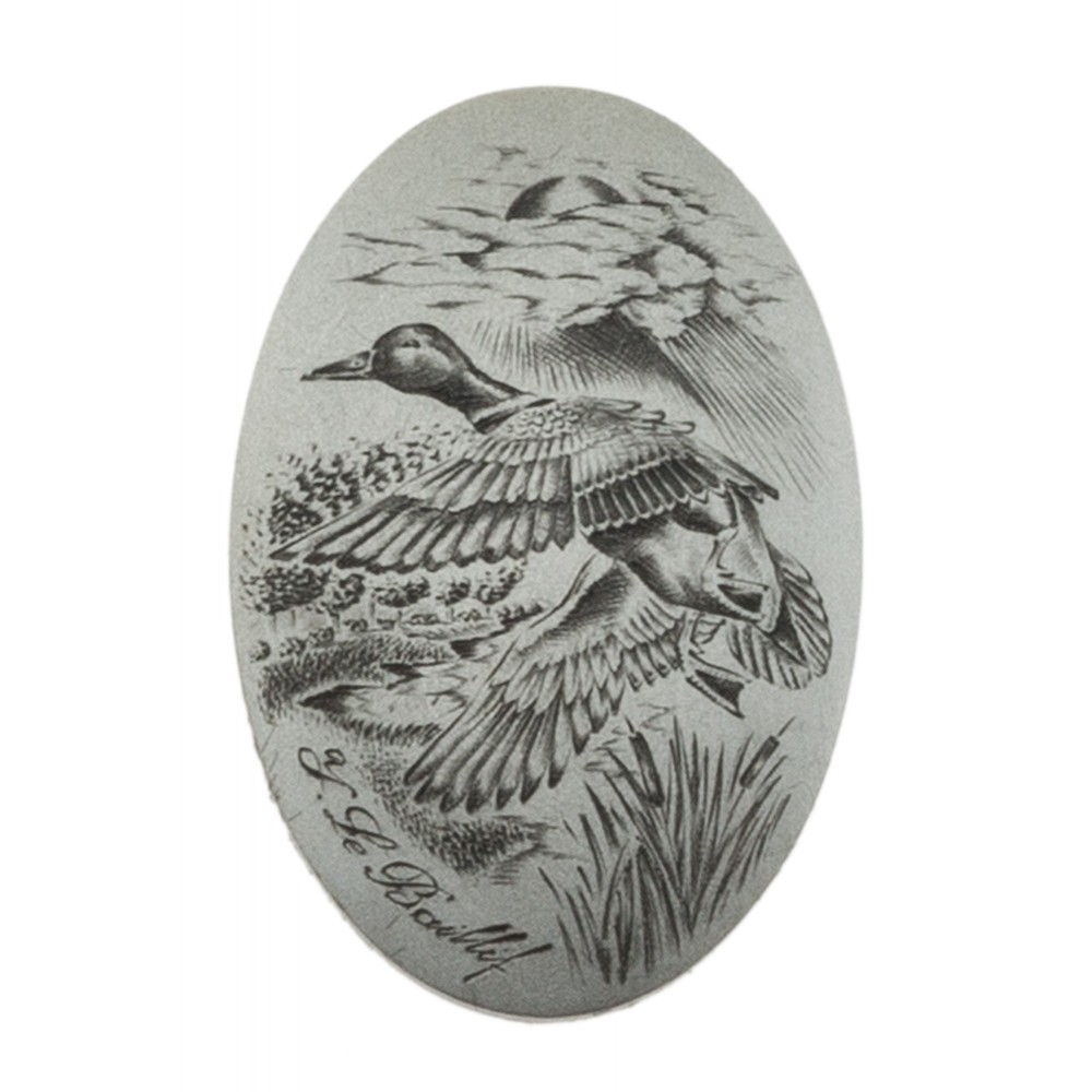 Calotte Ivoire ou argent motifs animaux Silver Duck Cap 