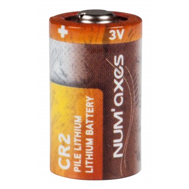 NUM'AXES - Blister 2 piles CR2 lithium 3 V (Equival. : CR17355-DLCR2) 
