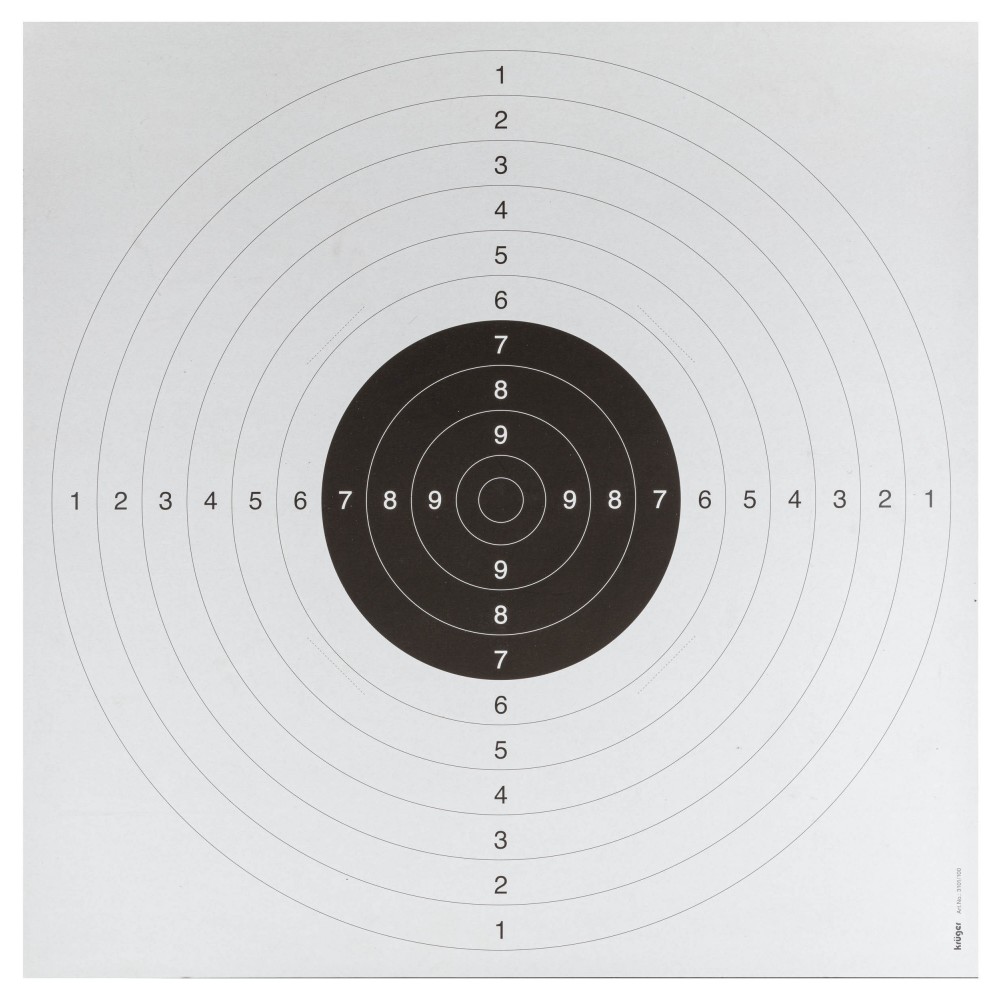 100 cartons-cibles 53 x 53 cm C50 blancs 