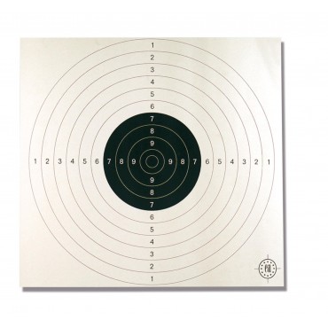 100 cartons-cibles 53 x 53 cm C50 blancs 