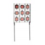 Portant 9 cibles dynamiques pour airgun 