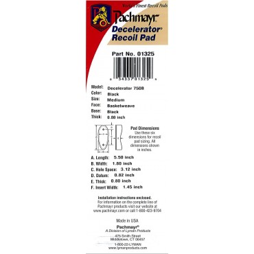 Plaque de couche amortisseur D750B 