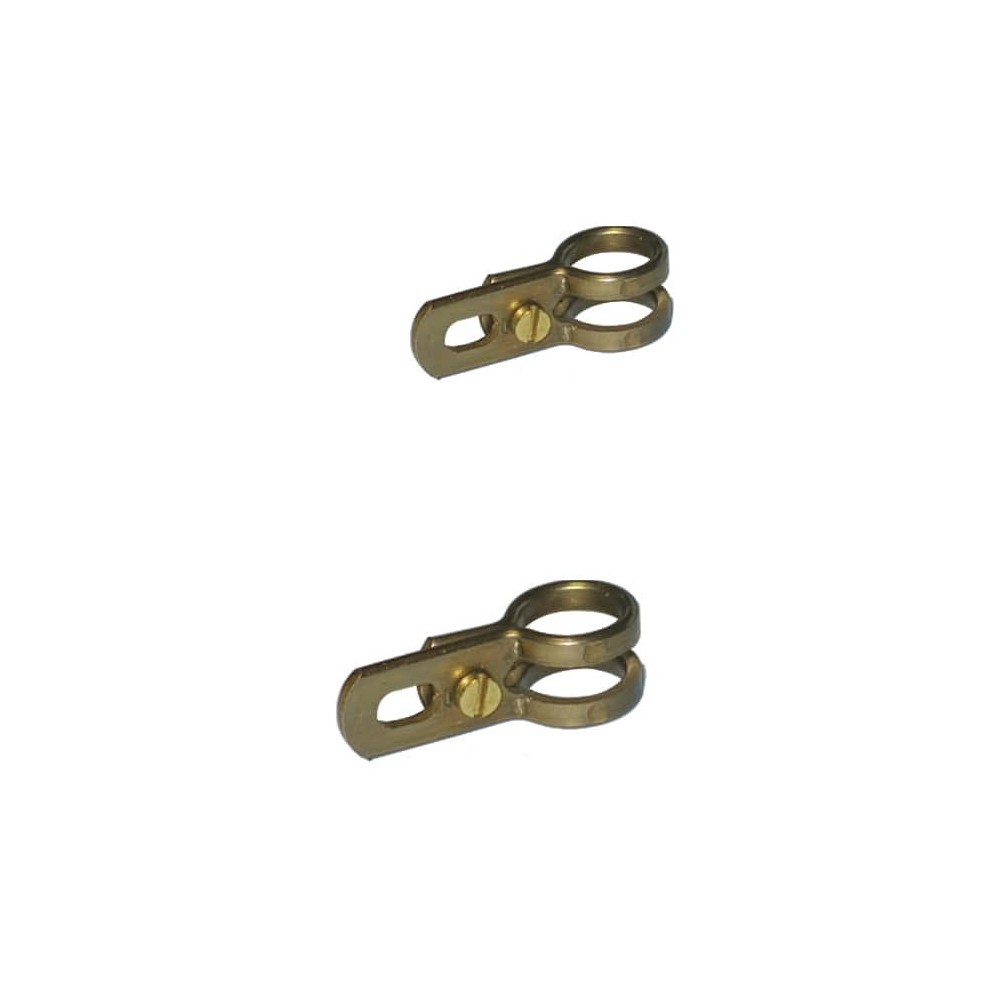 Bagues d'attache canard colvert laiton 