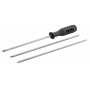 Baguette de nettoyage acier (3 pièces) 