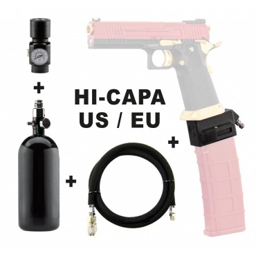 Pack HPA chargeur M4 pour Hi-Capa series 