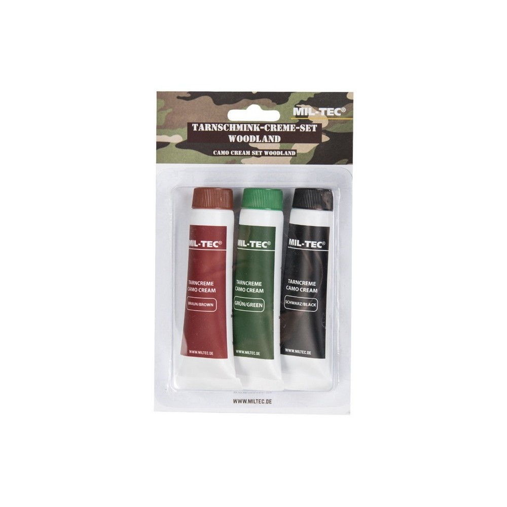 Set de 3 tubes de grimage camo 