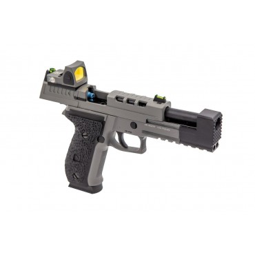 Réplique Vorsk GBB gaz VP26X Gris 1,0J + point rouge BDS 