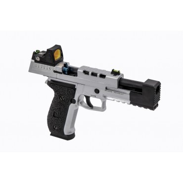 Réplique Vorsk GBB gaz VP26X Silver 1,0J + point rouge BDS 