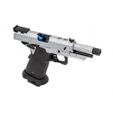 Réplique GBB gaz Vorsk CS Hi-Capa Vengeance Compact Noir / Silver 1,0J 