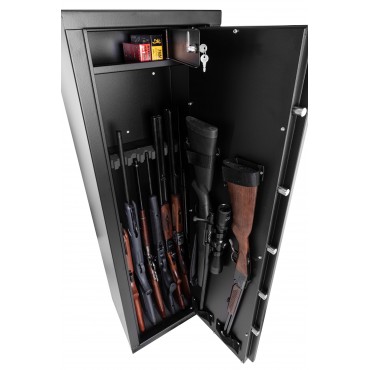 Coffre Rietti 10 armes à serrure à clef - 150 cm - 2mm 8+2 armes 150X45X33 / 61 Kg 