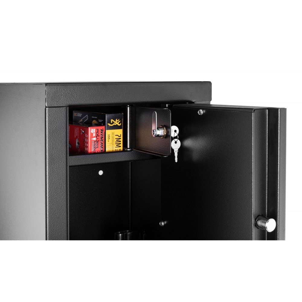 Coffre Rietti 7 armes à serrure à clef - 150 cm - 2mm 6+1 armes 150X35X33 / 51 Kg 