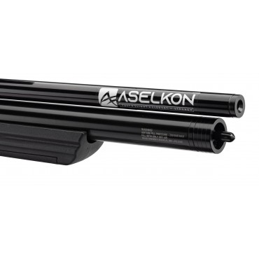 Carabine à air PCP Aselkon MX7-S Régulateur Jet Black Cal. 5.5 <19J 