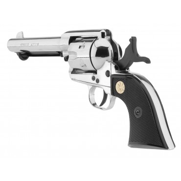 Revolver 9 mm à blanc Chiappa Colt SA73 nickelé Revolver à blanc Chiappa Colt SA73 nickelé 
