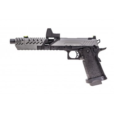 Réplique GBB gaz Hi-Capa TITAN 7 Noir / Grey 1,0J + point rouge BDS TITAN 7 GREY BDS 