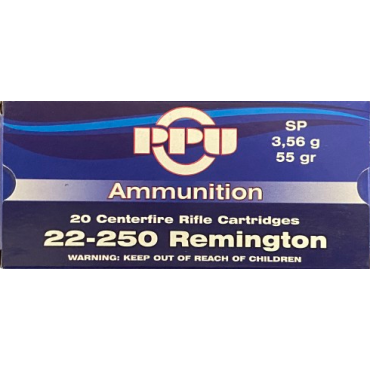 PPU AMMUNITION 22-250...