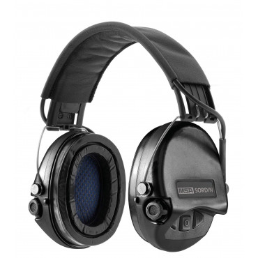 Casque actif SUPREME PRO NOIR - MSASORDIN + COUSSINETS